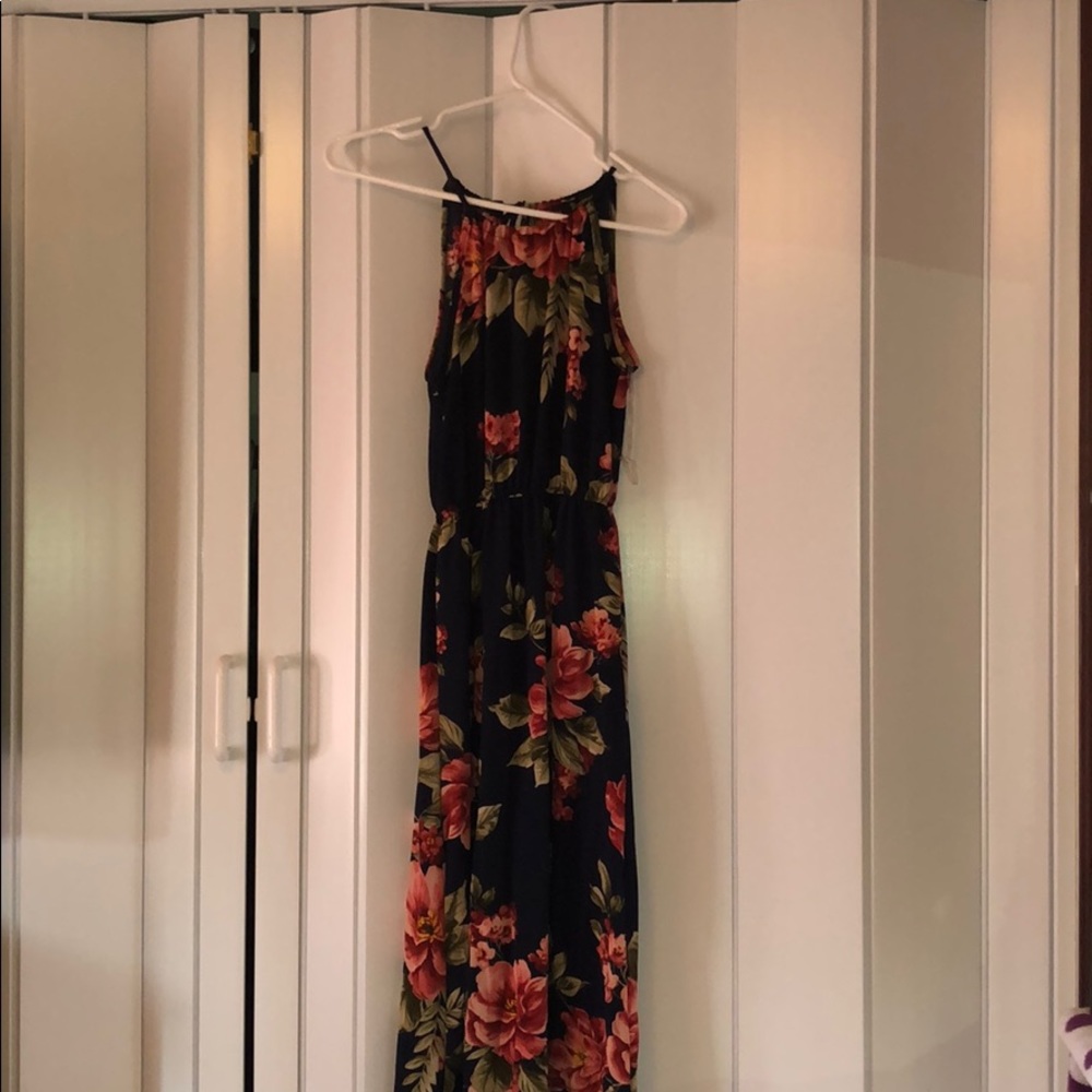 Long floral dress